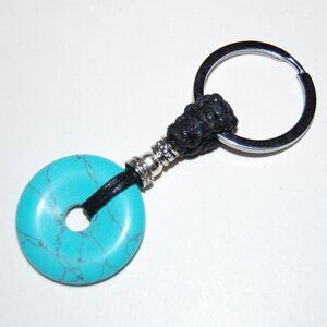 Turquoise Keychain,Good Luck Keychain,Fung Shui Keychain